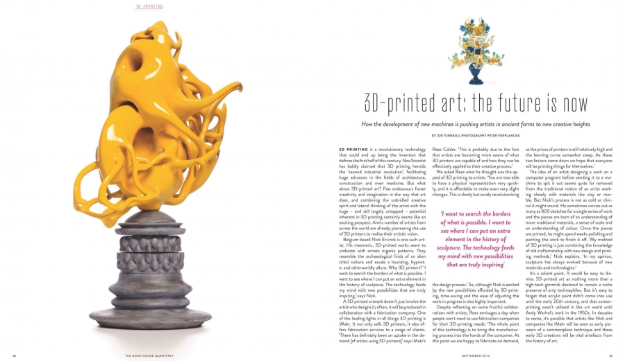 3D-printed art: the future is now